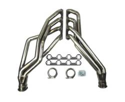 65-73 Mustang 351W JBA Long Tube Headers, Stainless Steel, Borgeson Box