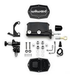 Wilwood Engineering Brakes - 64-73 Mustang Wilwood Compact Brake Master Cylinder, Black, 7/8 Bore