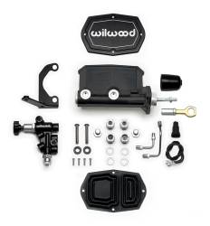 64-73 Mustang Wilwood Compact Brake Master Cylinder, Black, 7/8 Bore