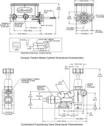 Wilwood Engineering Brakes - 64-73 Mustang Wilwood Compact Brake Master Cylinder, Black, 7/8 Bore - Image 3