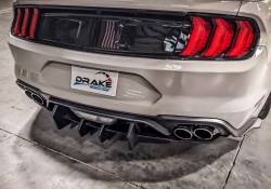 Drake Muscle Cars - 2015 - 2020 Mustang Tail Panel Assembly with styling Lines