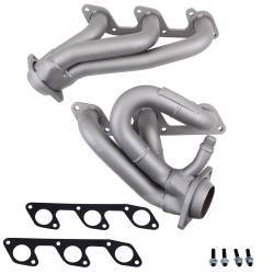 BBK Performance - 05 -10 Mustang V6 BBK Shorty Tuned Header, Titanium Ceramic Finish - Image 1