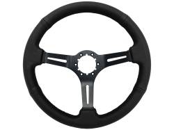 Steering Wheel & Related - Steering Wheels - Auto Pro - 64 - 73 Mustang 14" Volante 6 Bolt STEERING WHEEL KIT, BLK Stitch Perf