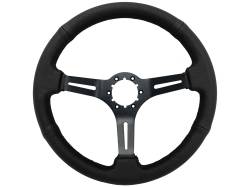 Auto Pro - 64 - 73 Mustang 14" Volante 6 Bolt STEERING WHEEL KIT, BLK Stitch Perf - Image 1