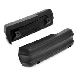 All Classic Parts - 71-73 Mustang Arm Rest Pad Standard Interior, Black, Pair - Image 1