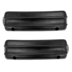 All Classic Parts - 71-73 Mustang Arm Rest Pad Standard Interior, Black, Pair - Image 2
