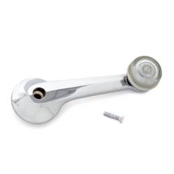 All Classic Parts - 79 - 93 Mustang Window Handle 5 Inch, Clear Knob