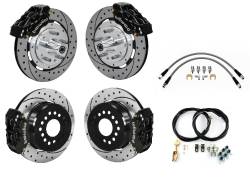 Wilwood Engineering Brakes - 65-66 Mustang Wilwood 12 Inch Front and Rear Brake Kit, 4 Piston Dynalite Calipers - Image 1