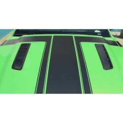 2013 - 2014 Mustang GT Carbon Fiber Hood Vents, Functional