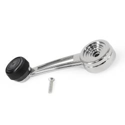 All Classic Parts - 1973 Mustang Door Window Handle with Black Knob, Drivers or Passengers - Image 1