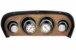 1969-70 Mustang Direct Fit Gauge Set, Velocity White