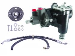 Steering - Conversion Kits - Borgeson - 71 - 73 Mustang Integral Power Steering Box Upgrade Kit for FORD PS Pump, V8