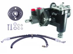 Borgeson - 71 - 73 Mustang Integral Power Steering Box Upgrade Kit for FORD PS Pump, V8 - Image 1