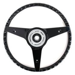 All Classic Parts - 69 Mustang Steering Wheel Woodgrain Rim-Blow WITHOUT Horn Switch (Also fits Australian Falcon) - Image 3