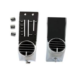 1964-1973 Mustang Parts - 1964-1973 New Products - Old Air Products - 1967 Ford Mustang Control Bezel and AC Vent Set