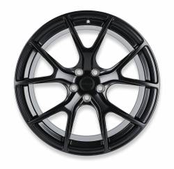 Halibrand Wheels - 05 - Current Mustang Halibrand Split Spoke HB012 Wheel, 20 X 11, 5X4.50 +50 - Semi Gloss Black - Image 7