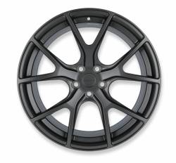 Halibrand Wheels - 05 - Current Mustang Halibrand Split Spoke HB012 Wheel, 20 X 9.5, 5X4.50 +35 - Semi-Gloss Carbon Gray - Image 3