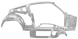 Frame - Assemblies - Dynacorn | Mustang Parts - 65-66 Mustang Fastback Quarter and Door Frame Side Assembly, RH