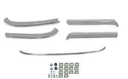 Dynacorn | Mustang Parts - 1965 -68 Mustang Convertible Windshield Molding Kit w/ Hardware