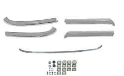 1965 -68 Mustang Convertible Windshield Molding Kit w/ Hardware