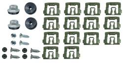 65-68 Mustang Convertible Front Windshield Hardware Kit