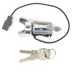 All Classic Parts - 1979 - 1993 Mustang Ignition Lock Cylinder with Keys, Chrome - Image 4