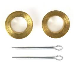 All Classic Parts - 1965 - 1973 Mustang Clutch Rod Bushing Brass 3/8 Inch ID With Cotter Pin Pair - Image 3