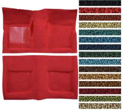 1965 - 1968 Mustang COUPE Complete Original Style Molded Carpet, 80/20, Choose Color