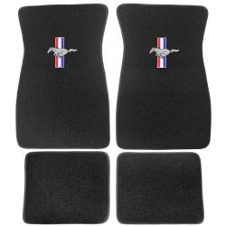 ACC - Auto Custom Carpets - 1964 - 1968 Mustang Complete Set of Floor Mats, Choose Color, Logo - Image 3