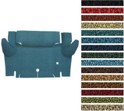 Carpet Kits - Coupe - ACC - Auto Custom Carpets - 1965 - 1966 Mustang COUPE Trunk Floor Carpet Only, 80/20, Choose Color, Logo