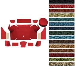 ACC - Auto Custom Carpets - 1967 - 1968 Mustang CONVERTIBLE Trunk Carpet Kit, 80/20, Choose Color, Logo - Image 1