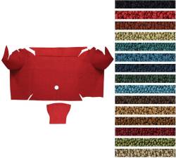 1967 - 1968 Mustang CONVERTIBLE Trunk Floor Carpet Only, 80/20, Choose Color, Logo