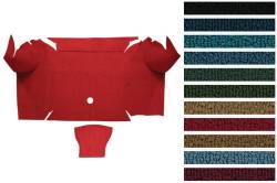 1964-1973 Mustang Parts - 1964-1973 New Products - ACC - Auto Custom Carpets - 1967 - 1968 Mustang CONVERTIBLE Trunk Floor Carpet Only, Nylon, Choose Color, Logo