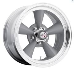1964-1973 Mustang Parts - 1964-1973 New Products - American Racing Wheels - 65-73 Mustang 15X7 American Racing Torq Thrust Wheel, Vintage Silver