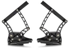 Eddie Motorsports - 67-70 Mustang Billet Aluminum Kinetic Hood Hinges w/ Gas Struts - Image 1