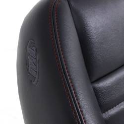 TMI Products - 1964 - 1973 Mustang TMI Cruiser Collection Low Back Seats, Black Vinyl, Choose Stitch Color - Image 3
