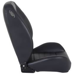 TMI Products - 1964 - 1973 Mustang TMI Cruiser Collection Low Back Seats, Black Vinyl, Choose Stitch Color - Image 7