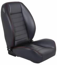 TMI Products - 1964 - 1973 Mustang TMI Cruiser Collection Low Back Seats, Black Vinyl, Choose Stitch Color - Image 8