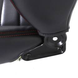 TMI Products - 1964 - 1973 Mustang TMI Cruiser Collection Low Back Seats, Black Vinyl, Choose Stitch Color - Image 10