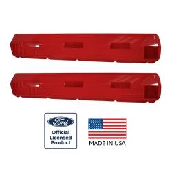 Stang-Aholics - 1967 Mustang Shelby Rear Tail Light Kit with Polished Bezels - Image 2