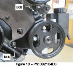 Detroit Speed - 79 - 93 Mustang Power Steering Pump Mounting Bracket, For 5.0 L Engine with A/C - Image 3