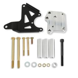 Detroit Speed - 79 - 93 Mustang Power Steering Pump Mounting Bracket, For 5.0 L Engine without A/C - Image 2