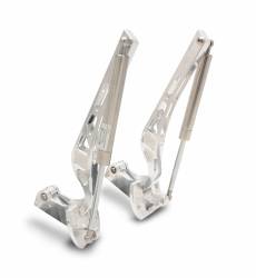 Eddie Motorsports - 79 - 93 Mustang Billet Aluminum Kinetic Hood Hinges w/ Gas Struts - Image 3