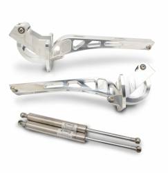 Eddie Motorsports - 79 - 93 Mustang Billet Aluminum Kinetic Hood Hinges w/ Gas Struts - Image 7