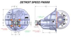 Detroit Speed - Detroit Speed 3rd Member Assembly, 8.8 Gears in 9 Inch Housing - Image 7