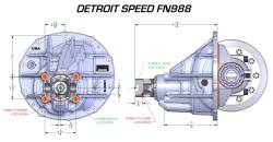 Detroit Speed - Detroit Speed 3rd Member Assembly, 8.8 Gears in 9 Inch Housing - Image 7