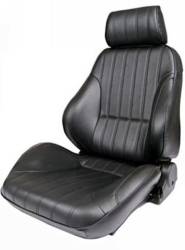Procar - 65 - 70 Mustang Procar Rally XL Seats, with Adapters, Black Vinyl - Image 2