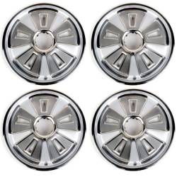 Wheels - Hub Caps & Trim Rings - All Classic Parts - 66 Mustang Wheel Cover 14 inch w/o Center Cap, Set of 4