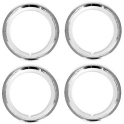 All Classic Parts - 66 Mustang Wheel Trim Ring, 14 inch Diameter / 2 inch Depth, Set of 4 - Image 1