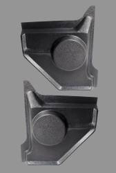 1967 - 1968 Mustang Coupe & Fastback Kick Panels for Speakers, ABS, MADE IN THE USA